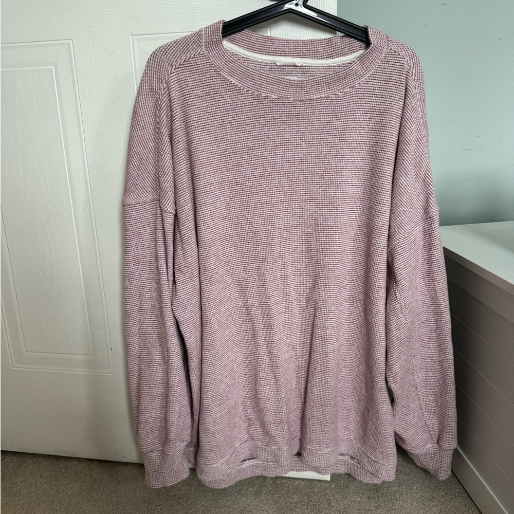 Aerie Getaway Waffle Sweater